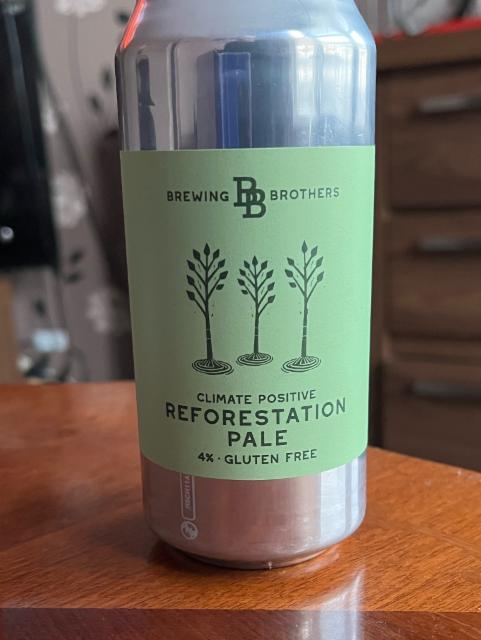 Climate Positive Reforestation Pale 4.0%, Brewing Brothers, England