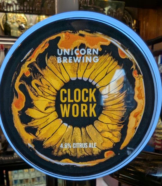 clockwork 4.6%, Unicorn Brewing, England
