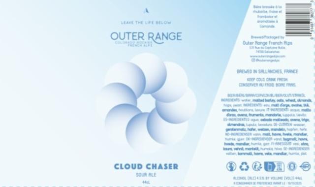 Cloud Chaser 4.5%, Outer Range Brewing Co. (France), France