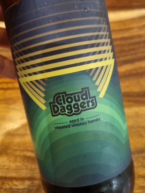 cloud daggers aged in wheated whiskey barrels 14.8%, Modern Times Beer, United States