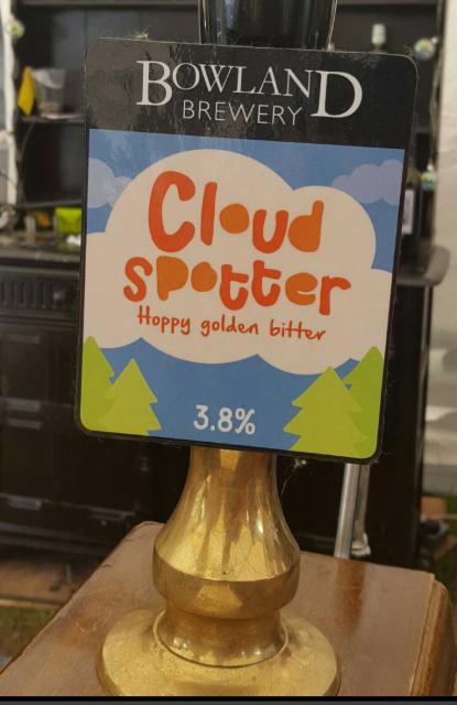 Cloud Spotter 3.8%, Bowland Brewery, England