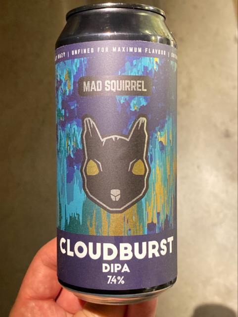 Cloudburst 7.4%, Mad Squirrel Brewing, England