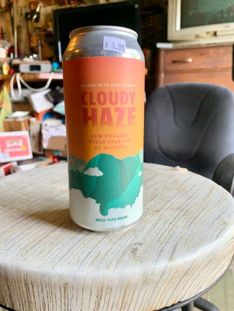 Cloudy Haze 5.0%, Beer Tree Brew Co., United States