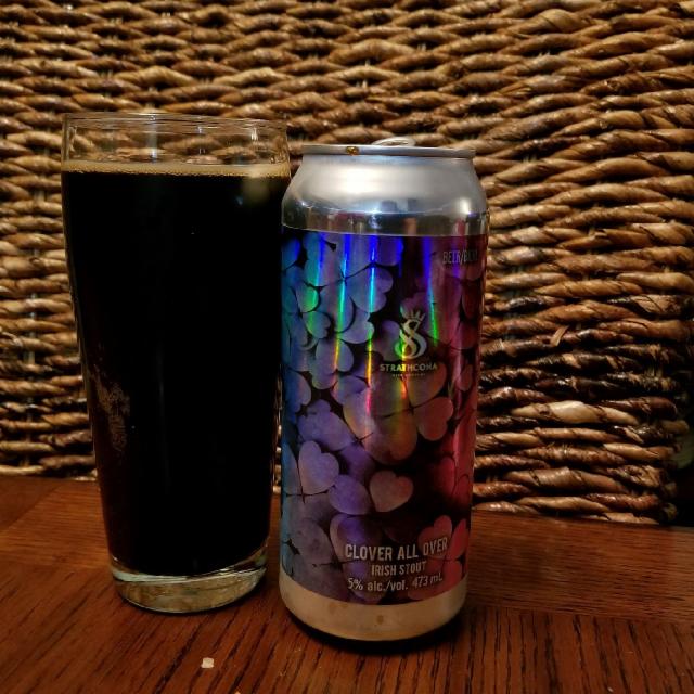 Clover All Over Irish Stout 5.0%, Strathcona Beer co., Canada