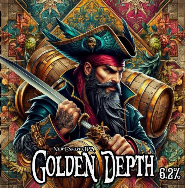 Clube Sucão- Golden Depth 6.2%, Dan's Brewing Co, Brazil