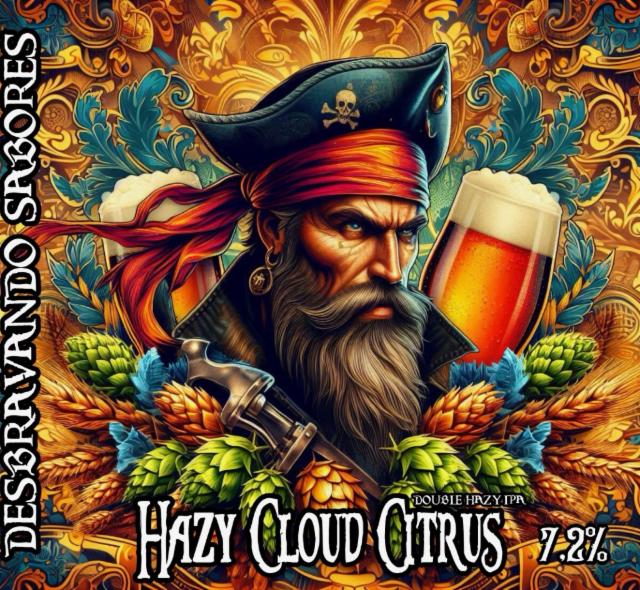 Clube Sucão- Hazy Cloud Citrus 7.2%, Dan's Brewing Co, Brazil