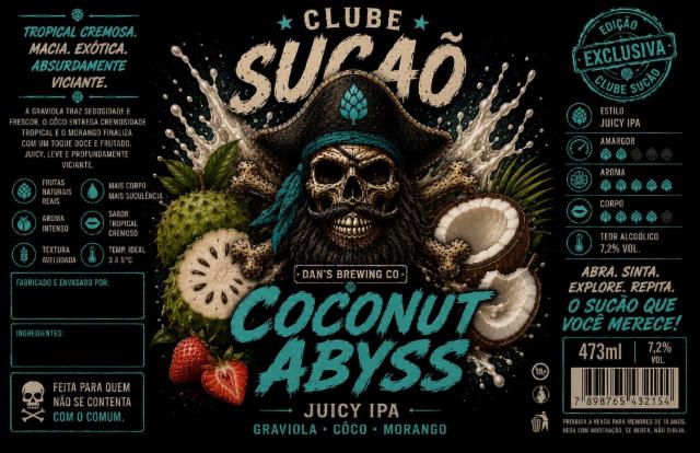 Clube Sucão Coconut Abyss, Dan's Brewing Co