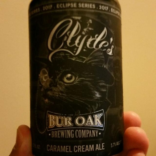 Clyde's Caramel Cream Ale 5.7%, Bur Oak Brewing Company, United States