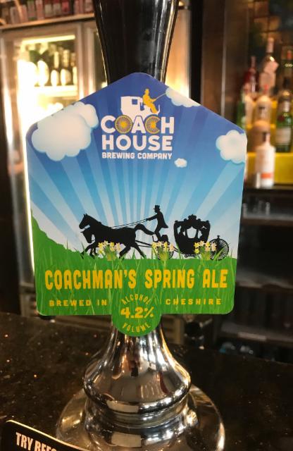 Coachman's Spring Ale 4.2%, The Coach House Brewing Co, England