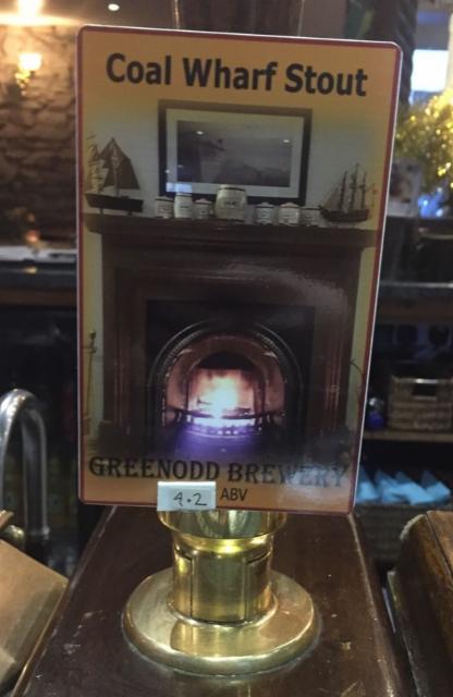 Coal Wharf Stout 4.2%, Greenodd Brewery, England
