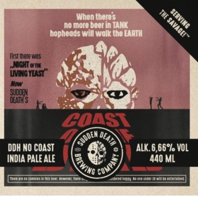 Coast Of The Dead 6.6%, Sudden Death Brewing Co., Germany