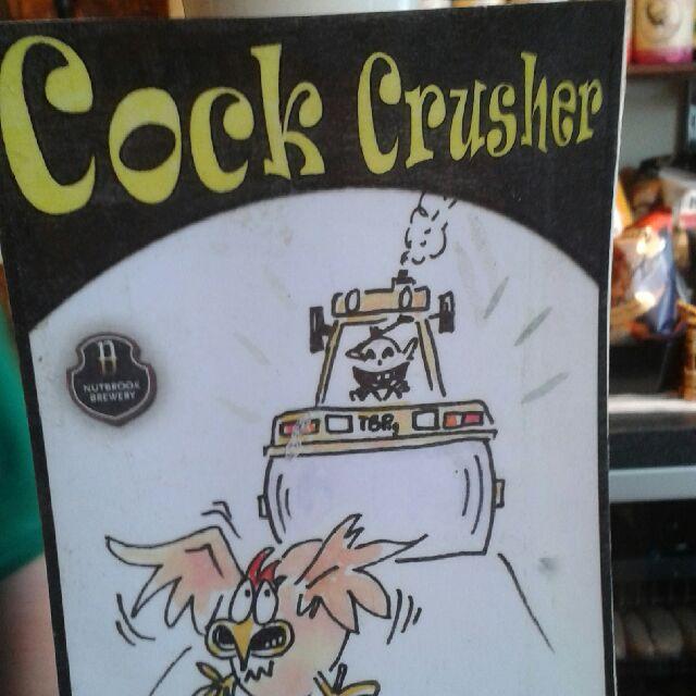 Cock Crusher 5.6%, Nutbrook Brewery, England