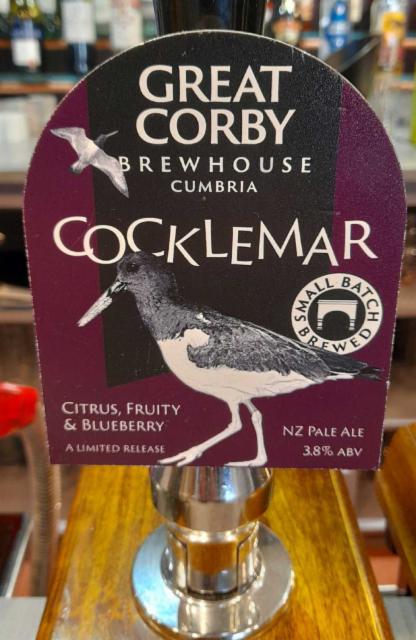 Cocklemar 3.8%, Great Corby Brewhouse, England