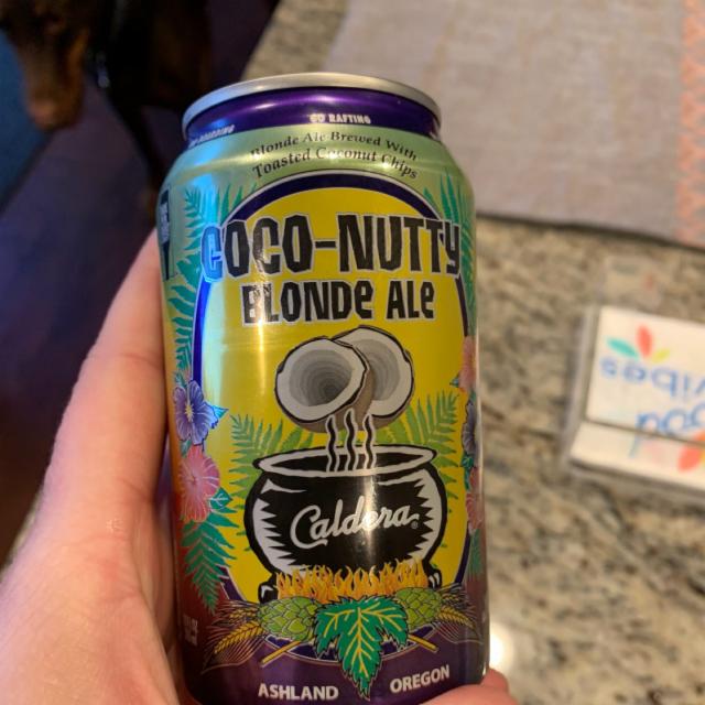 Coco-Nutty Blonde Ale 5.6%, Caldera Brewing Company, United States
