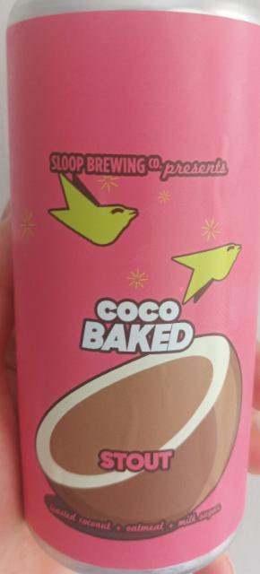 coco baked stout 6.5%, Sloop Brewing Company, United States