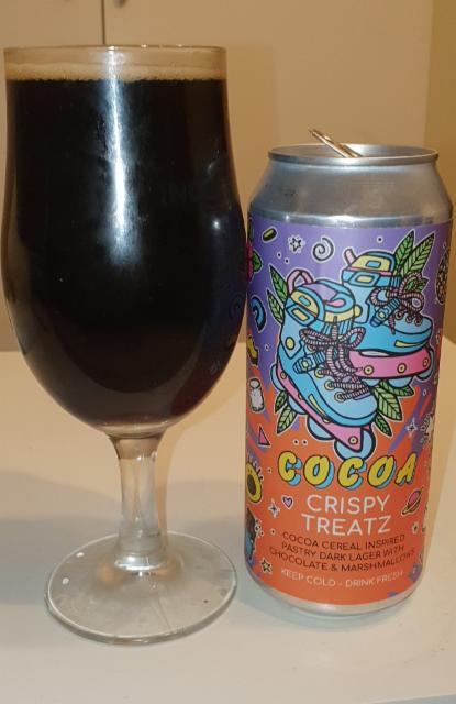 Cocoa Crispy Treatz 5.1%, Hidden Springs Ale Works, United States