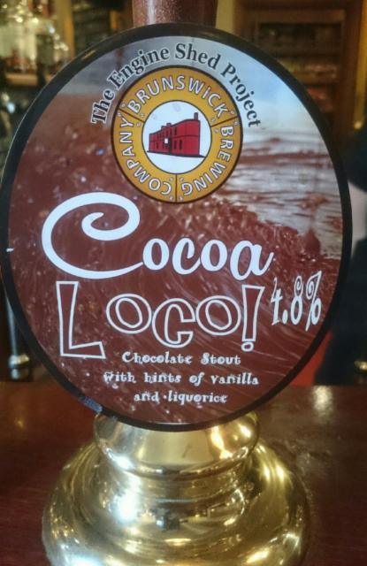 Cocoa Loco! 4.8%, Brunswick Brewing Company, England