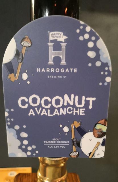 coconut avalanche 5.5%, Harrogate Brewing Co., England