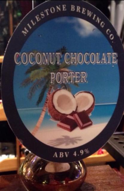 Coconut Chocolate Porter 4.9%, Milestone Brewery, England