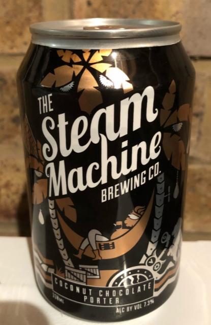 Coconut Chocolate Stout 7.3%, The Steam Machine Brewing Co., England