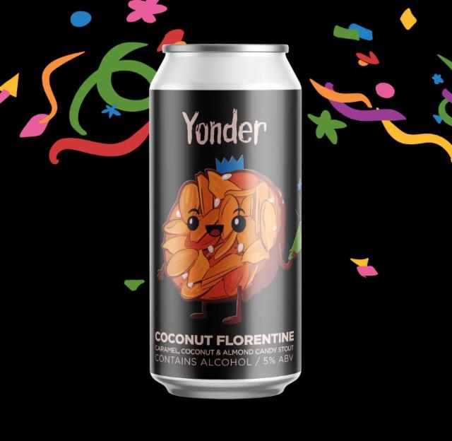 Coconut Florentine 5.0%, Yonder Brewing, England