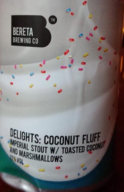 Delights: Coconut Fluff 11.0%, Bereta Brewing Co, Romania