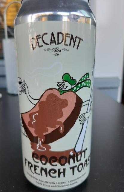 coconut french toast 8.6%, Decadent Ales, United States