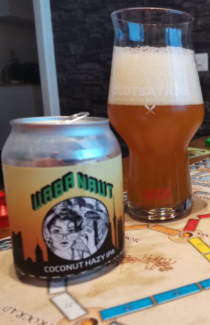 Coconut hazy ipa 6.0%, Urbanaut Brewing Co., New Zealand