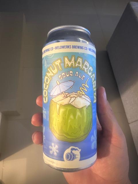 Coconut margarita sour ale 4.5%, WeldWerks Brewing Co, United States
