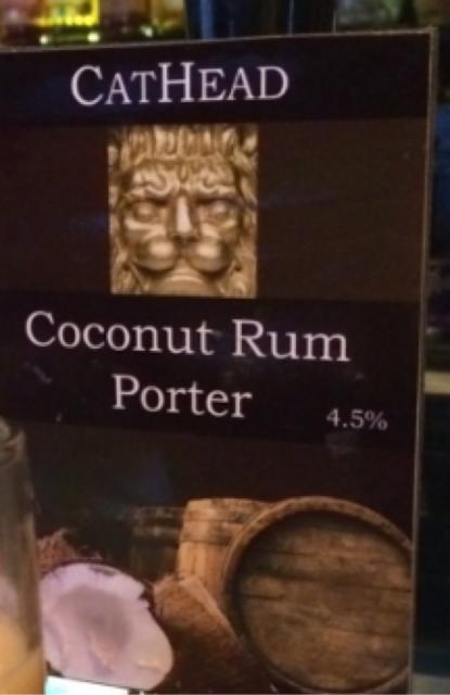 Coconut Rum Porter 4.5%, Cat Head Brewery, England