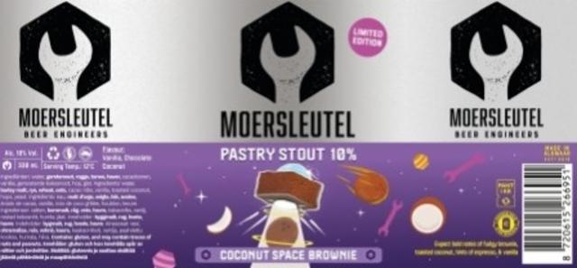 Coconut Space Brownie 10.0%, Brouwerij De Moersleutel, Netherlands