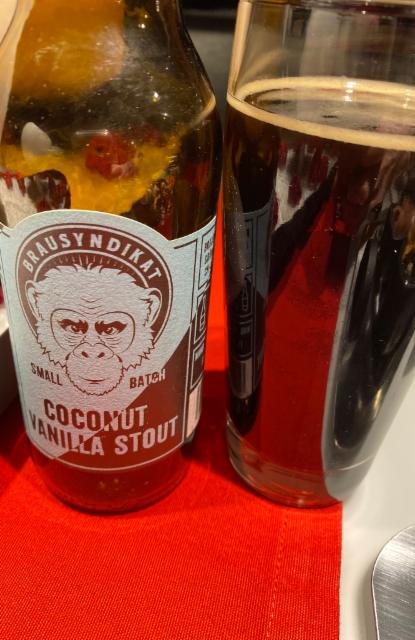 Coconut vanilla stout 7.8%, Brausyndikat, Switzerland