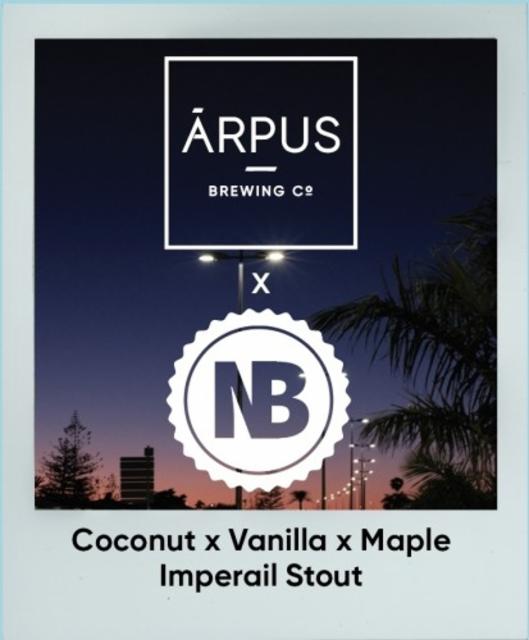 Coconut x Vanilla x Maple Imperial Stout (Collab Nerdbrewing) 12.0%, Ārpus Brewing Co., Latvia