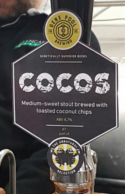 Cocos 4.7%, The Gene Pool Brewing Co., England