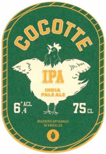 Cocotte IPA, Brasserie De Vaucelles