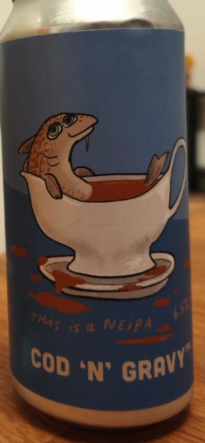 Cod 'n' gravy 6.5%, Pretty Decent Beer Co, England