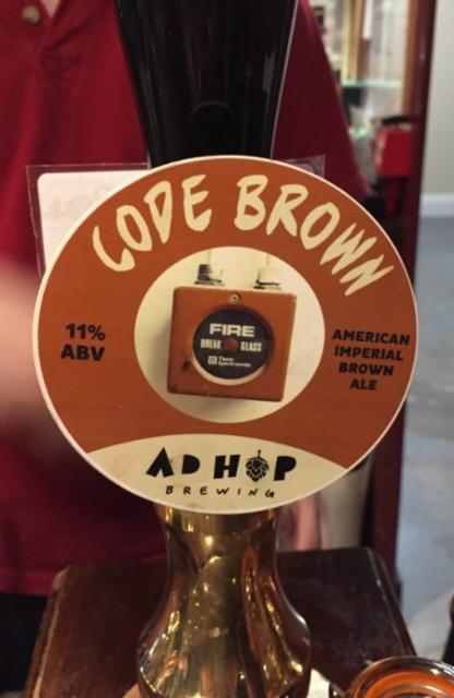 Code Brown 11.0%, Ad Hop Brewing Ltd, England