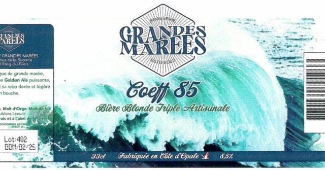 Coeff 85, Grandes Marées