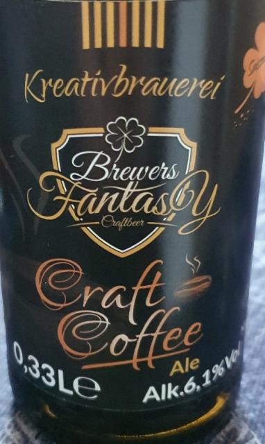 Craft Coffee Ale, Kreativbrauerei Brewers Fantasy
