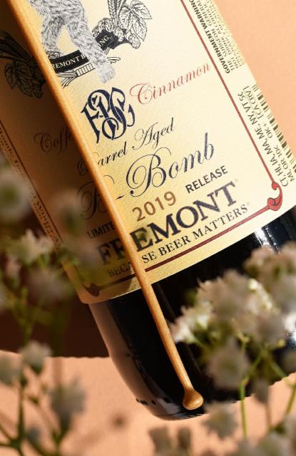 B-Bomb Coffee Cinnamon (2019) 13.2%, Fremont Brewing Company, United States