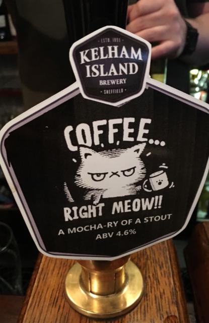 Coffee...Right Meow!! 4.6%, Kelham Island Brewery, England