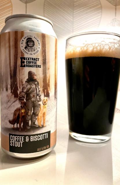 Coffee & Biscotti Stout 5.5%, New Bristol Brewery, England