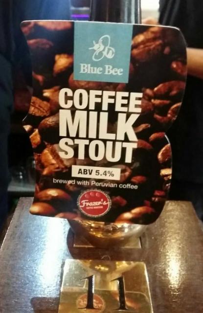 Coffee Milk Stout 5.4%, Blue Bee Brewery, England
