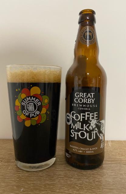 Great Corby Coffee Milk Stout 4.7%, Great Corby Brewhouse, England