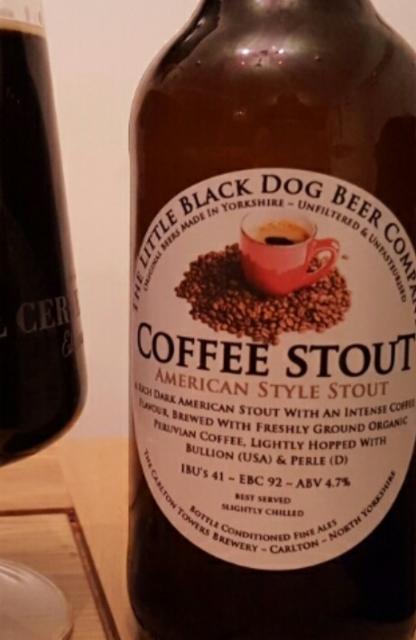 Coffee Stout 4.7%, Little Black Dog Beer Company Limited, England