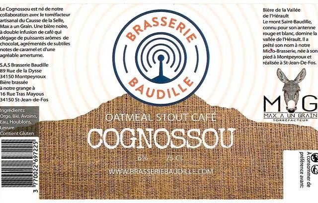 Cognossou 6.0%, Brasserie Baudille, France
