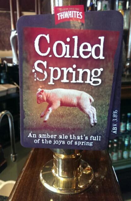 Coiled Spring 3.8%, Thwaites Brewery, England