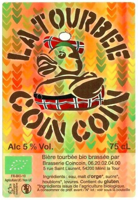 Coincoin Tourbée 5.2%, Brasserie Coincoin, France