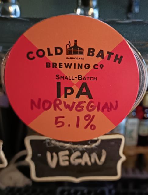 Norwegian IPA 5.1%, Cold Bath Brewing Co., England