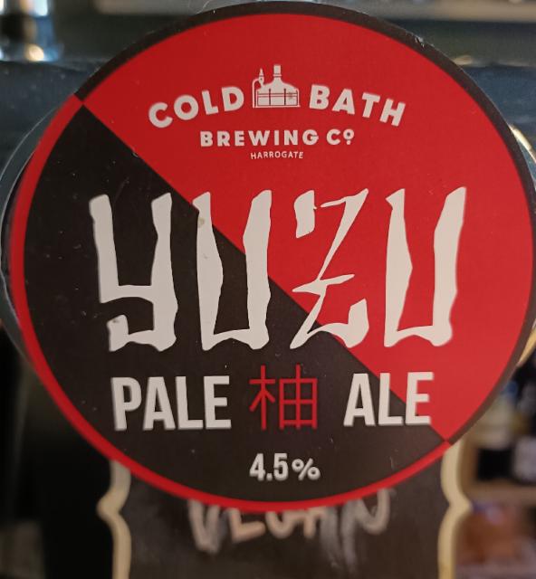 Cold Bath Yuzu Pale Ale 4.5%, Cold Bath Brewing Co., England